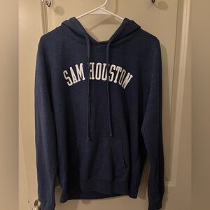 Sam Houston Navy Hoodie - Vintage, Bearkats, SHSU, Winter, Casual, Cozy